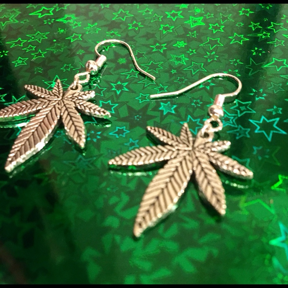 Pot Leaf Earrings
